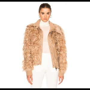 3.1 PHILLIP LIM Faux fur-paneled knitted jacket